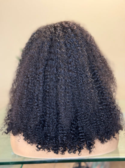 Natural sugar | Kinky Curly Full Hair Glueless 13x6 Lace Long Curly Wig Ready to Go